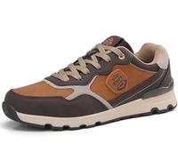 ARRIGO BELLO Chaussures Homme Baskets Casual Sneakers Mode Marche Ville Sport Chaussure Taille 41-46 EU (E Marron,Taille 43)