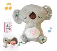 Arrily Calming Otter, Soothing Koala, Anxiety Relief Koala, Breathing Otter Sleep Buddy, The Relief Koala Breathing, with Sensory Details Music Lights & Rhythmic Breathing Motion (koala)