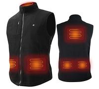 ARRIS Gilet chauffant pour hommes femmes taille réglable 7.4 V batterie Gilet chaud électrique pour la randonnée en plein air Camping chasse