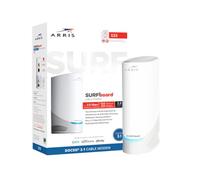 Arris Modem câble multiport S33 DOCSIS 3.1 | Ports Ethernet 2,5 Gbit/s + 1 Gbit/s | Fonctionne avec Xfinity, Cox, Spectrum | pour Les forfaits Internet par câble jusqu'à 2,5 Gbit/s | Modem Uniquement
