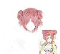 Arrival Fate/Apocrypha Frankenstein Cosplay Perruque pour femme Cheveux synthétiques courts résistants à la chaleur Anime Costume Fête Perruque Rose