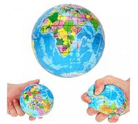 Arrivée Chaude Stress Relief Carte du Monde Mousse Ball Ball Globe Ball Planet Ball de Terre Depuis Plus de 6 Ans
