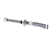 Arrivée d'air frais - Kit complet de raccordement - Grille blanche 150 mm