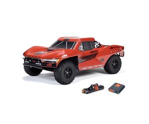 ARRMA 1/10 Fury 2 Wheel Drive RTR Brushed Short Course Truck Battery & Charger Included Red ARA3221ST1 Car