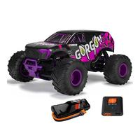 ARRMA 1/10 Gorgon 2WD RTR Monster Truck Mega 550 14T Moteur à Brosse Spectrum SLT2 2,4 GHz avec Batterie NiMH 3300 mAh et Chargeur USB-C S120 Violet