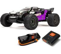 ARRMA 1:10 VORTEKS MEGA 550 2WD Stadium Truck RTR avec batterie & chargeur - Pourpre