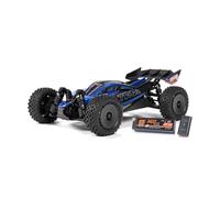 ARRMA 1/14 Typhon GROM 223S DSC 4X4 RTR Brushless Buggy, Bleu (Batterie et Chargeur Inclus)