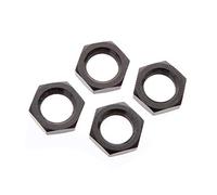 Arrma Ar310449 Écrou de Roue en Aluminium (4 pièces), Noir, 17 mm