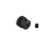 ARRMA ARA311076 14T 0.8Mod 1/8" Bore CNC Steel Pinion Gear Gris/argenté
