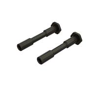 ARRMA ARA340186 Steering Post Lot de 2 Supports en Acier Noir 6 x 42 mm