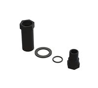 ARRMA ARA340187 Set de concentrateurs de servo en Aluminium, Noir, Multicolore