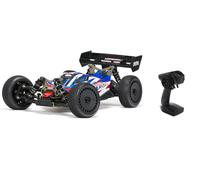 Arrma ARA8406 TLR Tuned TYPHON 1/8 4WD BLX Buggy RTR, Rouge/Bleu