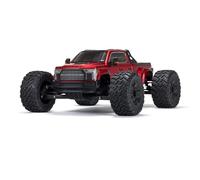 Arrma BIG Rock 6S, Voiture télécommandée, Voiture RC 1/7, Monster Truck 4x4, Moteur sans balais de Plus de 100 km/h, Accessoires Inclus, Rouge, ARA7612T2