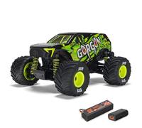 ARRMA Camion RC 1/16 Gorgon GROM 4X4 RTR Monster Truck brossé (batterie et chargeur inclus), jaune, ARA2130T1