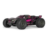 ARRMA Camion RC Truck 1/10 VORTEKS 223S DSC 2WD RTR Brushless Stadium Truck, rose (batterie Lipo et chargeur non inclus) ARA3505T3