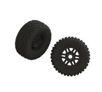ARRMA dBoots ARA550110 Fortress LP Lot de 2 pneus collés Noir