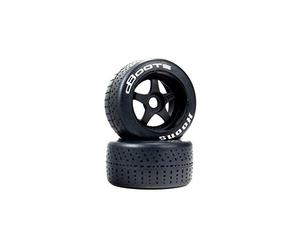 ARRMA DBoots Hoons 53/107 2.9 Pneu à Courroie prémonté, Blanc, 17 mm Hexagonal, 5 Rayons (2)