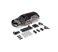 ARRMA Gorgon Painted Decaled Trimmed Body Set Gunmetal ARA402353 Parts