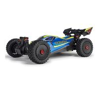ARRMA RC Car ARA4306V4T4 BLX BRUSHLESS Buggy RTR 1/8 Typhon 4X4 223S BLX BRUSHLESS Buggy RTR (Batterie et Chargeur Non Inclus) avec DSC Bleu/Jaune