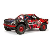 ARRMA RC Truck 1/7 Mojave 6S V2 4WD BLX Desert Truck avec Spectrum Company (prêt à Rouler), Rouge/Noir, ARA7604V2T2