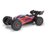 ARRMA Typhon Mega 4X4 RTR 1:8 Poussette télécommandée Monster Truck avec Moteur à Brosse, sans Batterie ni Chargeur, Rouge