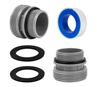 ArrogantF Kit d'adaptateurs de conversion de tuyau compatible avec Intex Coleman 4560 40 mm à 3,8 cm Kit de conversion pour tuyau de piscine Hayward Intex, connecteur de pompe de piscine, filtre à