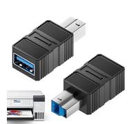 Arroopu Adaptateur USB 3.0,Adaptateur USB B 3.0 d'Extension de Données - Conion Haute Vitesse Plug & Play Compatible Ordinateur Portable, Tablet, Station d'accueil et PC