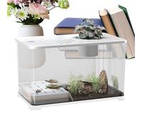 Arroopu Aquarium, Kit de Démarrage pour Grand Aquarium à Poissons Rouges, Décoration d'Intérieur pour Bêta, Crevettes, Aquatiques et Accessoires de Bureau