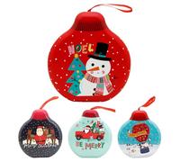 Arroopu Boîte Pour Cookies,Contenant à Thème Festif de 4 Pièces - Boîte Pour Friandises Festives,pour Noël, Cuisine, Bonbons, Cupcake, Pâtisserie, Chocolat,