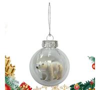 Arroopu Boules De Noël - Boule Animale 3D Décor Saisonnier,Décoration D'Intérieur Ornements Festifs | pour Mur Bureau Couronne Cheminée Jardin Escalier Porte d'Entrée Rebord de