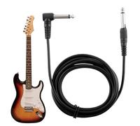 Arroopu Câbles Pour Instruments,Fil de 3 m avec Réduction de Bruit | Câble Jack 6.35 mm pour Basse | Pour Basse Scène Studio DJ Batterie Instrument Audio