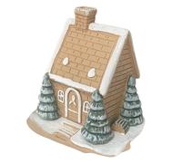 Arroopu Chalet Brûle Encens - Brûleur d'Encens Charmant | Support pour Cônes et Bobines d'Encens Esthétique Noël Neige,Décoration Intérieure Maison Salon Entrée Salle à Manger Chambre Yoga