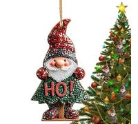 Arroopu Décor de Rétroviseur de Voiture, Décorations Mignonnes En Acrylique 2D Pour La Décoration, Décoration De Noël, Pour Hiver Intérieur Maison Vacances Famille Arbre Et