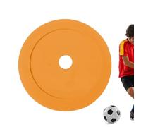 Arroopu Disque de marquage de football rond souple de 15 cm, petit équipement d'entraînement de football - pour l'école, la pratique quotidienne, l'entraînement d'équipe, le coaching, l'agilité de