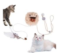 Arroopu Distributeur de Friandises Interactif pour Chat,Jouet Distributeur de Croquettes pour Chat - Jeux De Stimulation avec Distributeurs Lents pour l'exercice des Chatons, À La Maison Et en