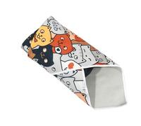 Arroopu Enveloppe Chat Burrito,Harnais Autoadhésif pour Coupe des Griffes - Tapis Multifonction Anti-Rayures - Outil de Toilettage pour Bain, Toilettage, Coupe des Griffes et Nettoyage Oreilles