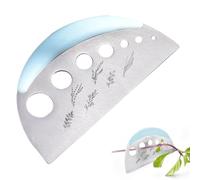 Arroopu Épouvantail à Roses - 7 Trou Dénoyauteur Tiges Fleurs Feuilles | Coupe-Épices 2 en 1 Acier Inoxydable pour Jardin Cuisine Chou Frisé Romarin Basilic Thym Kale Légumes,Pour Légumes Fruits Et