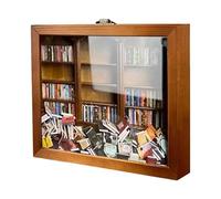 Arroopu Étagère en Bois Anti Stress - Jouets Artisanaux Portables,Petite Étagère Bibliothèque Miniature | pour Amis Collègues Anniversaire Noël Nouvelle Année Mariage Bureau
