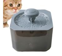 Arroopu Fontaine d'eau pour Chien | 2,5L Automatique Silencieuse USB Rechargeable Accessoires Animaux - Fontaine À Eau Animaux - Usage Intérieur/Extérieur Maison Bureau Voyage Journées Chaudes