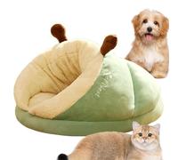Arroopu Lit pour Chat Couvert,Chaud comme Un Chausson De Maison, Amovible Et Lavable - Le Lit Cachette pour Chat,pour Chiot, Chaton, Petit Animal De Compagnie, Usage Extérieur Et Intérieur, Hiver