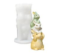 Arroopu Moule Lapin Pour Résine - Moules En Silicone 3D Pour Bougies De Pâques | Forme À Résine Époxy | Pour Organisateurs De Fêtes Enseignants D'Art Passionnés De Fêtes Amateurs Créatifs Événements