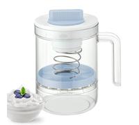 Arroopu Passoire À Yaourt Avec Ressort, Passoire à yaourt avec filtration par pression, Machine De Filtration De Crème, Pour Cuisine Maison Salade Aliments Pour Bébé Lait Restaurant