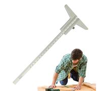 Arroopu Pied à Coulisse de Mesure | d'Aluminium Règle de Mesure pour Bricolage et Menuiserie | Calibres de Bricolage pour Électronique et Menuisiers - pour Électronique Ménager Moules Automobile