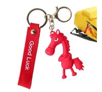 Arroopu Porte-clés Année lunaire du cheval 2026 | Porte-clés Année lunaire du cheval | Breloque de sac de chevaux | Pour amis, collègues, fans d'anniversaire, festival, maison, voyage, Nouvel An