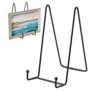 Arroopu Porte-Livre de Cuisine - Présentoir Métallique Décoratif pour Plateau | Présentoir À Tablette Support Métal Pour Peintures Livres Albums,Plateaux Artisanats Photos Panneaux