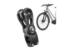 Arroopu Potence de vélo 31,8 mm réglable à 80 degrés, 90/110/130/145 mm, rehausseur de guidon de vélo, extension de guidon en alliage d'aluminium pour les trajets quotidiens, l'entraînement physique