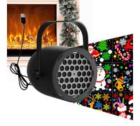Arroopu Projecteur de lumière de Noël | Lampe de projection de flocon de neige, projecteur de lumière LED pour décoration extérieure de vacances | pour fournitures de fête, jardin, terrasse, porche