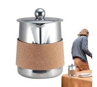 Arroopu Service à Thé Chinois,Théière Kung Fu Chinoise avec Tasses - Bouilloire Portable en Acier Inoxydable avec Tasses Séparatrices et Sac Fournitures Cuisine Maison Pique-Nique Randonnée Plein Air