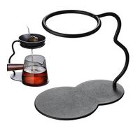 Arroopu Support Pour Over Thé - Support Métallique Pour Passoire À Thé Filtrante - Base Stable Accessoires Pour La Préparation Des Boissons Pour Café Cuisine Camping Maison Pique-Nique Extérieur