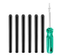 Arroopu Têtes D'Arrosage Goutte À Goutte, 7 Pièces Prolongateur d'Arroseur avec Tournevis, Fournitures de Jardin pour Cour Allée Pelouse Ferme